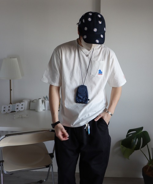 __gram.(スペースグラム)の「ワンポイント刺繍サウナTシャツ(Tシャツ/カットソー・メンズ・ホワイト/ライトグリーン/ミント/ブルー系/ブルー系1/ブルーグレー/ホワイト系/ホワイト系1/ライトグリーン系・M/L)」の13枚目の写真