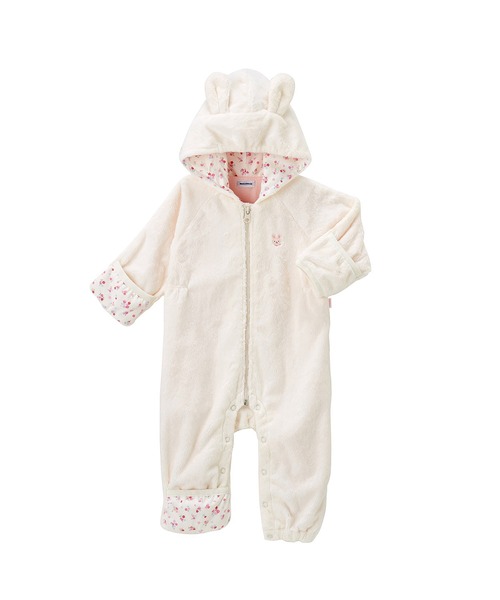 マイクロファーカバーオール（ロンパース）｜MIKI HOUSE（ミキハウス