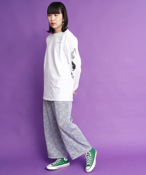 didizizi(ディディジジ)の「浮かぶラッコJQPT(その他パンツ・レディース・ベージュ/ブルー・FREE)」の4枚目の写真