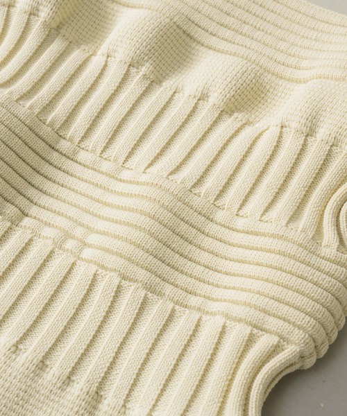 NEUNA（ヌナ）の「ニットウェーブショルダー/ハンドバッグ（ショルダーバッグ・レディース・ブラック/アイボリー・FREE）」の18枚目の写真