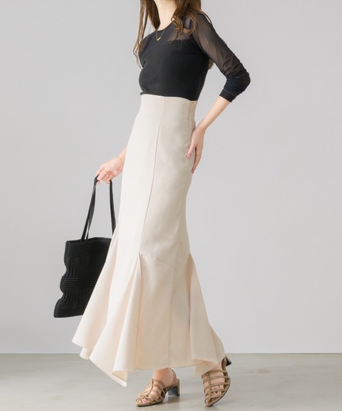 NEUNA（ヌナ）の「ニットウェーブショルダー/ハンドバッグ（ショルダーバッグ・レディース・ブラック/アイボリー・FREE）」の5枚目の写真