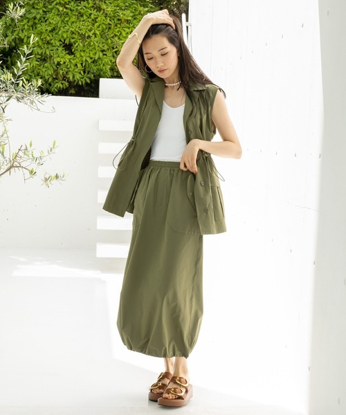 HEREIAM（ヘレイアム）の「【HEREIAM】接触冷感/クールマテリアルベスト（ベスト・レディース・ブラック/カーキ・SMALL/MEDIUM）」の18枚目の写真