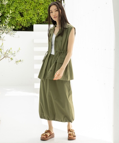 HEREIAM（ヘレイアム）の「【HEREIAM】接触冷感/クールマテリアルベスト（ベスト・レディース・ブラック/カーキ・SMALL/MEDIUM）」の20枚目の写真