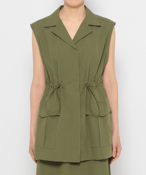 HEREIAM（ヘレイアム）の「【HEREIAM】接触冷感/クールマテリアルベスト（ベスト・レディース・ブラック/カーキ・SMALL/MEDIUM）」の9枚目の写真