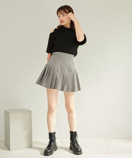 MAJESTIC LEGON(マジェスティックレゴン)の「チェックプリーツスカパン(その他パンツ・レディース・A/B・MEDIUM/SMALL)」の3枚目の写真