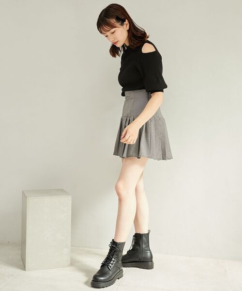 MAJESTIC LEGON(マジェスティックレゴン)の「チェックプリーツスカパン(その他パンツ・レディース・A/B・MEDIUM/SMALL)」の4枚目の写真