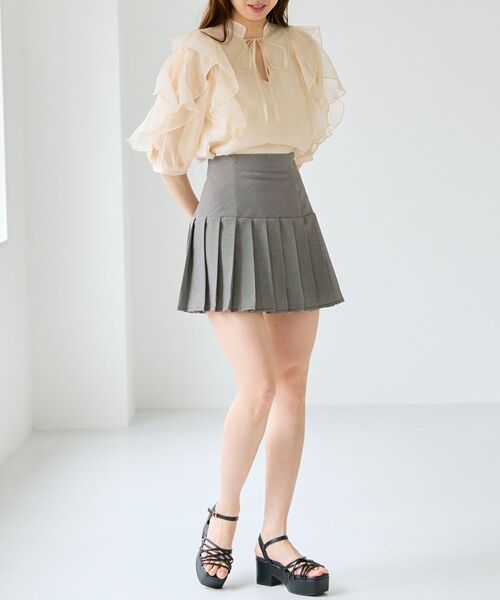 MAJESTIC LEGON(マジェスティックレゴン)の「チェックプリーツスカパン(その他パンツ・レディース・A/B・MEDIUM/SMALL)」の10枚目の写真