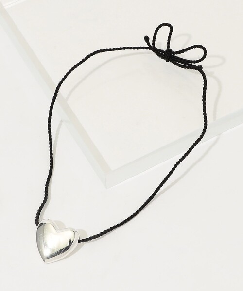 Firsthand（ファーストハンド）の「ANNIKA INEZ/アニカイネズ Heart Necklace Large / ハートネックレス ラージ（ネックレス・レディース・シルバー・ONE SIZE）」の3枚目の写真