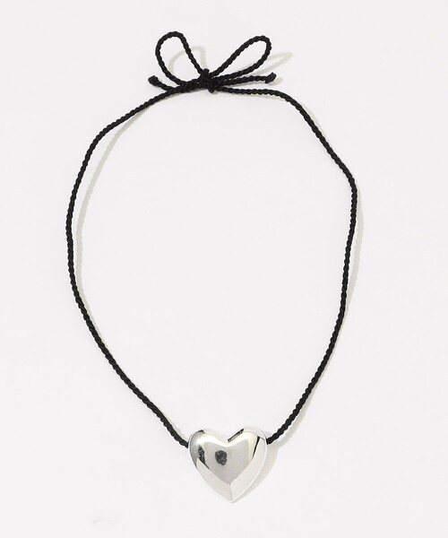Firsthand（ファーストハンド）の「ANNIKA INEZ/アニカイネズ Heart Necklace Large / ハートネックレス ラージ（ネックレス・レディース・シルバー・ONE SIZE）」の4枚目の写真