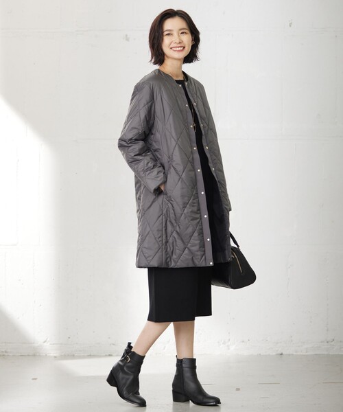 J.PRESS(ジェイプレス)の「【洗える】VIS/PE MILANO ニット ワンピース(ワンピース・レディース・ダルブルー系/ブラウン系/ブラック系・11/9)」の9枚目の写真