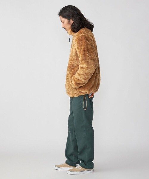 【セール】*【SHIPS別注】RUSSELL ATHLETIC: シャギーフリース ハーフジップ プルオーバー（スウェット）｜Russell Athletic（ラッセルアスレティック）