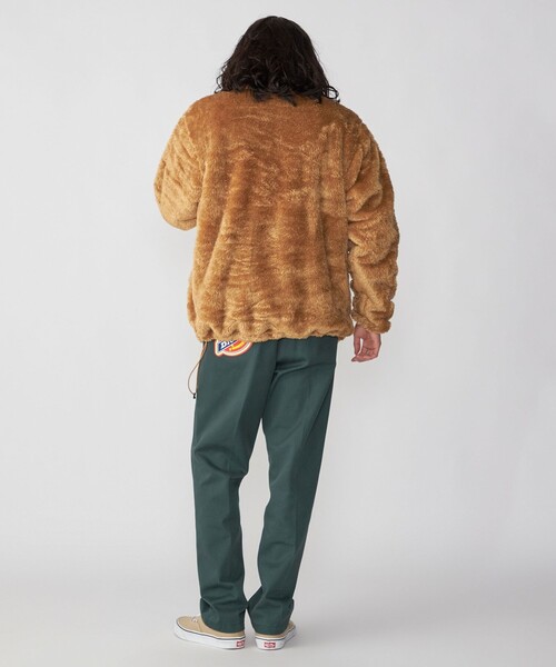 【セール】*【SHIPS別注】RUSSELL ATHLETIC: シャギーフリース ハーフジップ プルオーバー（スウェット）｜Russell Athletic（ラッセルアスレティック）