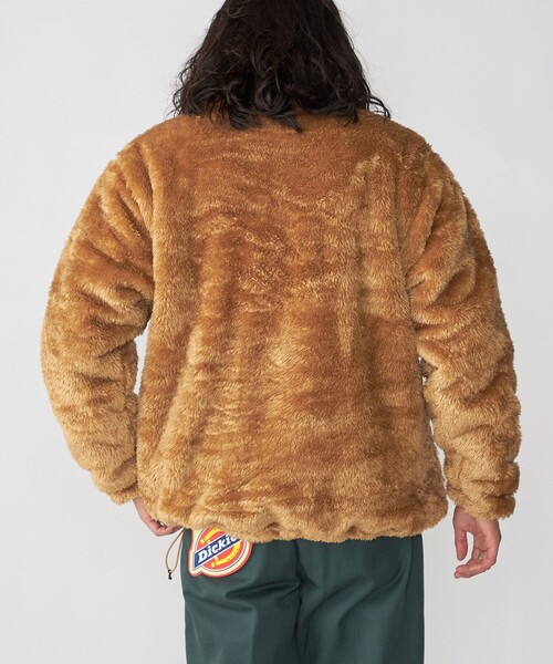 【セール】*【SHIPS別注】RUSSELL ATHLETIC: シャギーフリース ハーフジップ プルオーバー（スウェット）｜Russell Athletic（ラッセルアスレティック）