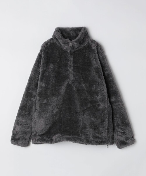 【セール】*【SHIPS別注】RUSSELL ATHLETIC: シャギーフリース ハーフジップ プルオーバー（スウェット）｜Russell Athletic（ラッセルアスレティック）