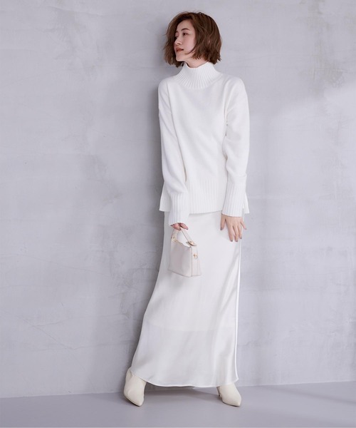 UR'S（ユアーズ）の「6.5cmヒールポインテッドトゥショートブーツ（ブーツ・レディース・アイボリー/ブラック/ブラウン・S/M/L/LL）」の8枚目の写真