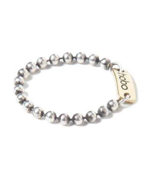 hobo（ホーボー）の「【hobo / ホーボー】BALL CHAIN RING 925 SILVER with BRASS（リング・メンズ・シルバー・M/S）」の3枚目の写真