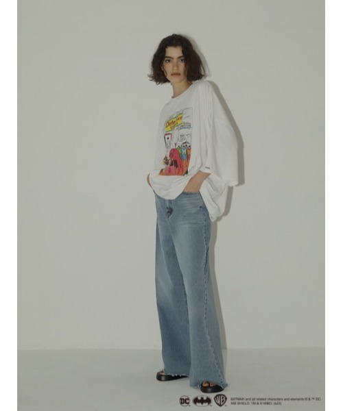 AMAIL（アマイル）の「【BATMAN】AM Loose（Tシャツ/カットソー・レディース・ホワイト/ブラック・FREE）」の9枚目の写真