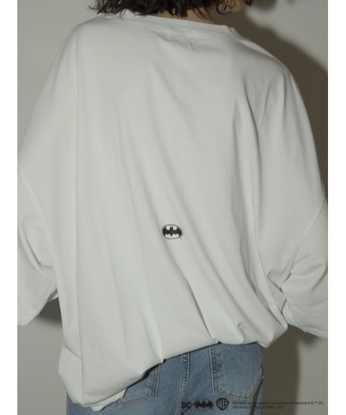 AMAIL（アマイル）の「【BATMAN】AM Loose（Tシャツ/カットソー・レディース・ホワイト/ブラック・FREE）」の10枚目の写真