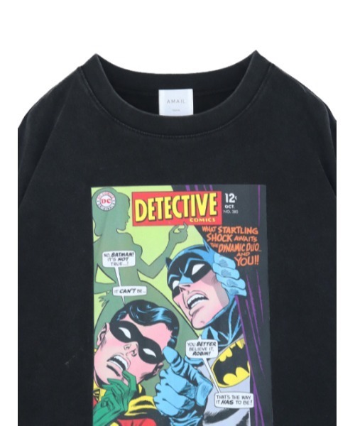 AMAIL（アマイル）の「【BATMAN】AM Loose（Tシャツ/カットソー・レディース・ホワイト/ブラック・FREE）」の16枚目の写真