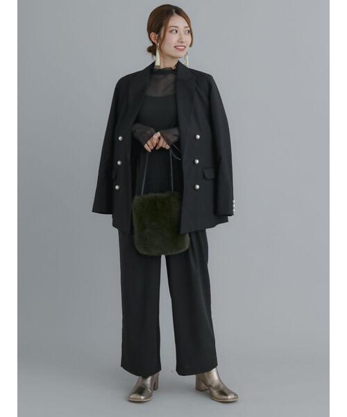 Te chichi（テチチ）の「ファーミニショルダーバッグ（ハンドバッグ・レディース・モカ/カーキ・F）」の4枚目の写真