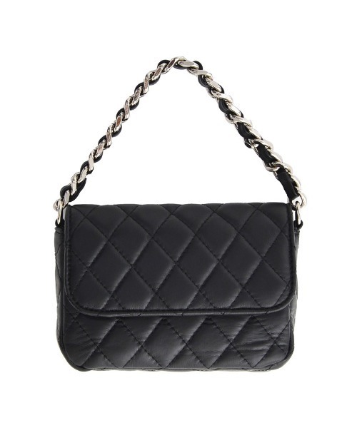 Re:EDIT（リエディ）の「[神山まりあさん着用][BAG COLLECTION]2WAYキルティングチェーンバッグ（ハンドバッグ・レディース・ベージュ/シルバー/ブラック・FREE）」の12枚目の写真