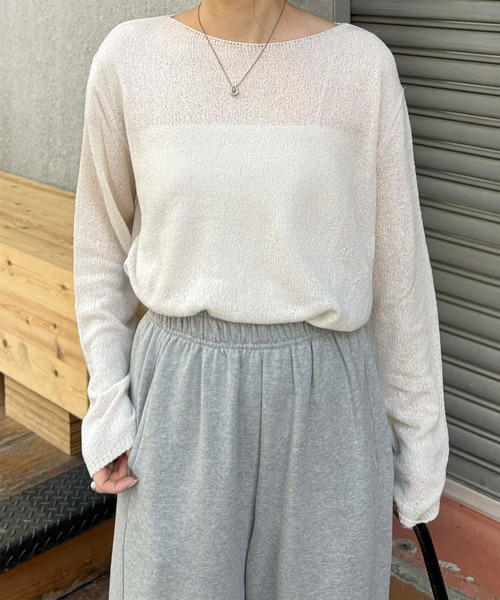 LE MORE（リモア）の「【リバイバルアイテム！！】ボートネックシアー