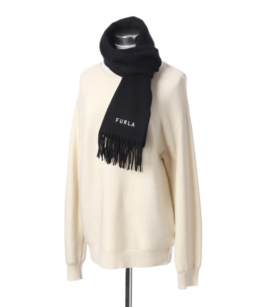 FURLA(フルラ)の「【WEB限定】 ウール100%マフラー "無地”(マフラー・レディース・ホワイト/ライトグレー/ブラック/ベビーピンク/ラベンダー・FREE)」の11枚目の写真