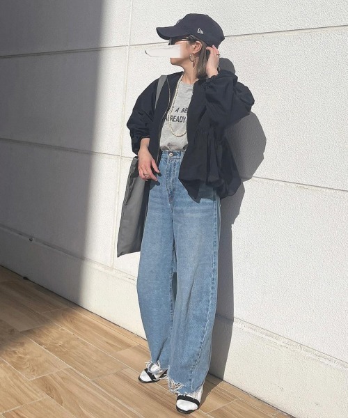 AMELY（エミリー）の「ノーカラーギャザーブルゾン（ブルゾン