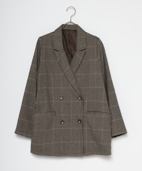 Bonjour Sagan（ボンジュールサガン）の「チェック柄ダブルテーラード