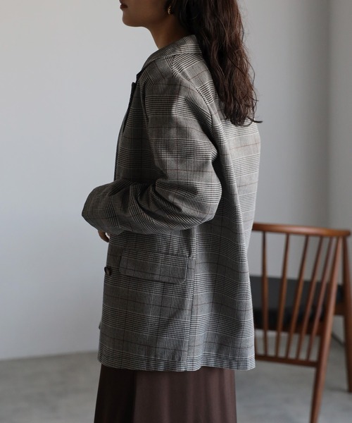 Bonjour Sagan（ボンジュールサガン）の「チェック柄ダブルテーラード