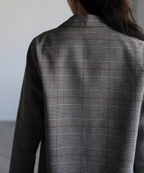 Bonjour Sagan（ボンジュールサガン）の「チェック柄ダブルテーラード