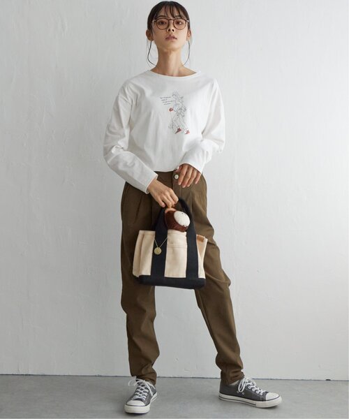 LBC(エルビーシー)の「【伸びる美脚パンツ】プチプラテーパードパンツ(その他パンツ・レディース・モーブ系/キャメル/ブラック/ネイビー/オフホワイト・S/L/M)」の16枚目の写真