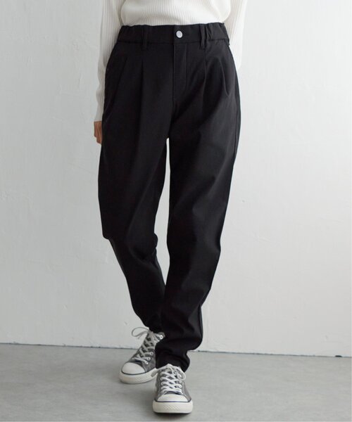 LBC(エルビーシー)の「【伸びる美脚パンツ】プチプラテーパードパンツ(その他パンツ・レディース・モーブ系/キャメル/ブラック/ネイビー/オフホワイト・S/L/M)」の6枚目の写真