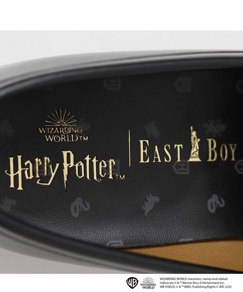 EASTBOY（イーストボーイ）の「ローファー HarryPotter ハリーポッター HOGWARTS ホグワーツ 靴（ローファー・レディース・ブラック・23.0cm/24.0cm/25.0cm）」の3枚目の写真