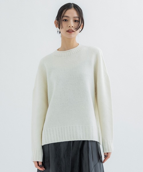 セール】【完売間近！】ファクトクルースリットニット｜保温 / 保湿