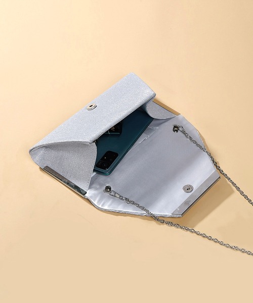 CELEN（セレン）の「2WAY バックルパーティーバッグ（ハンドバッグ・レディース・シャンパン/ゴールド/ブラック/シルバー・FREE）」の7枚目の写真