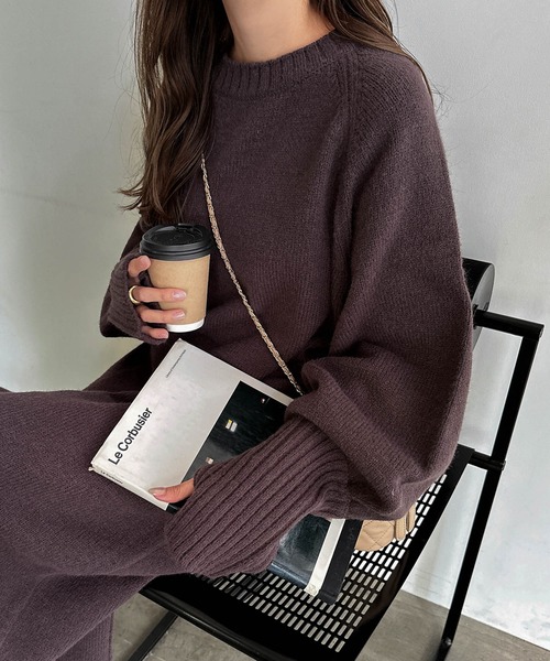 ゆ*す様 ANDMARY ニットワンピース 黒 長袖 ゆ*す様 ANDMARY ニット