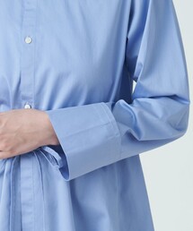 MACPHEE（マカフィー）の「ソフトコットンサテン ペプラムブラウス