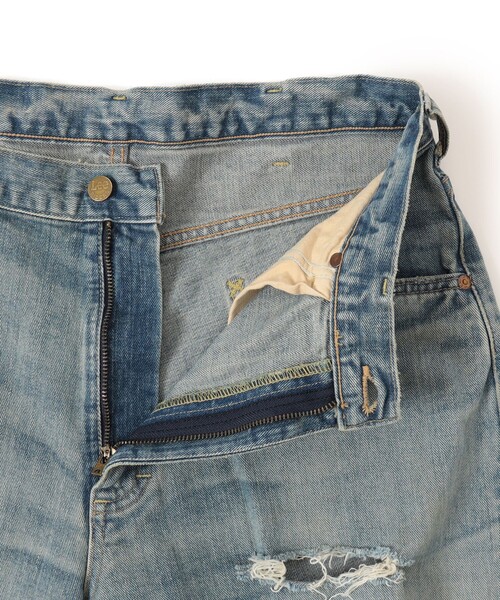 Lee（リー）の「Lee × BEAMS / 別注 クラッシュ バギー デニムパンツ（デニムパンツ・メンズ・ブルー・34/32/30/36）」の17枚目の写真