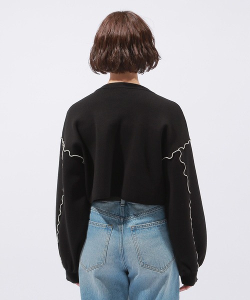 PAGEBOY(ページボーイ)の「ハイショクメローショートカーディガン(カーディガン/ボレロ・レディース・パープル系その他/オフホワイト/ブラック・FREE)」の19枚目の写真