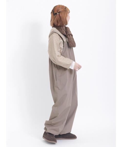 Samansa Mos2（サマンサ モスモス）の「花キルトティペット（ストール/ショール・レディース・ブラウン/オフホワイト・F）」の5枚目の写真