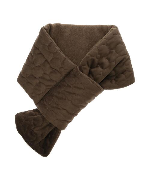 Samansa Mos2（サマンサ モスモス）の「花キルトティペット（ストール/ショール・レディース・ブラウン/オフホワイト・F）」の10枚目の写真