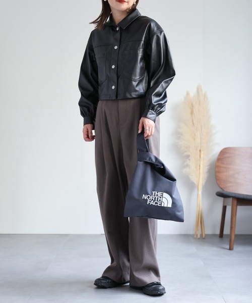 THE NORTH FACE（ザノースフェイス）の「【THE NORTH FACE / ザ・ノース・フェイス】LINDO SHOPPER BAG MINI/リンド ショッパー バッグ ミニ（トートバッグ・メンズ・ブラック/ブラウン/ワインレッド/ネイビー・FREE）」の21枚目の写真