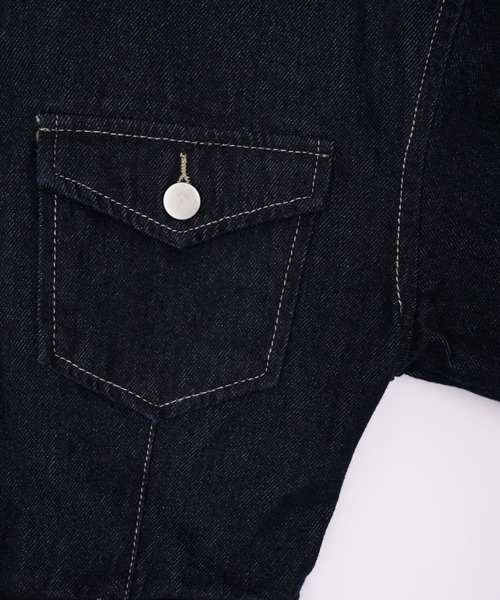 ワンピース Uenui denim mini one-piece Uenui（ウニュイ）の「デニム ミニワンピース 長袖（ワンピース