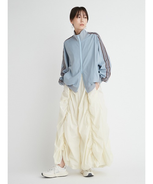 セール】【emmi atelier】ボリュームドロストジップアップスカート  