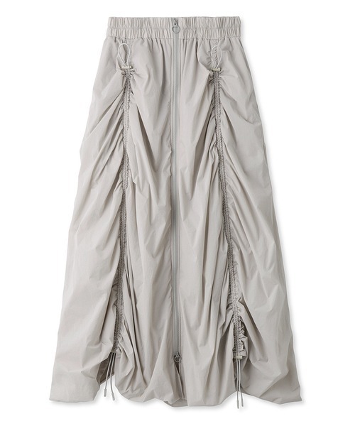 24SS ボリュームドロストジップアップスカート emmi（エミ）の「【emmi