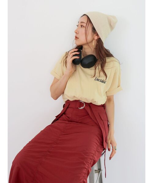 Ungrid（アングリッド）の「リネン混ニット帽（ニットキャップ/ビーニー・レディース・ブラック/アイボリー/チャコールグレー・FREE）」の6枚目の写真