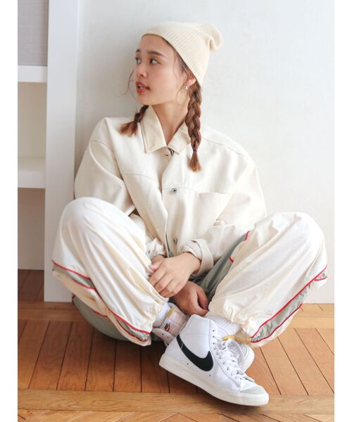 Ungrid（アングリッド）の「リネン混ニット帽（ニットキャップ/ビーニー・レディース・ブラック/アイボリー/チャコールグレー・FREE）」の13枚目の写真