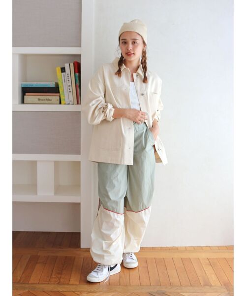 Ungrid（アングリッド）の「リネン混ニット帽（ニットキャップ/ビーニー・レディース・ブラック/アイボリー/チャコールグレー・FREE）」の15枚目の写真