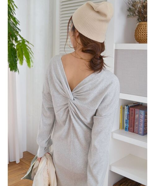 Ungrid（アングリッド）の「リネン混ニット帽（ニットキャップ/ビーニー・レディース・ブラック/アイボリー/チャコールグレー・FREE）」の17枚目の写真